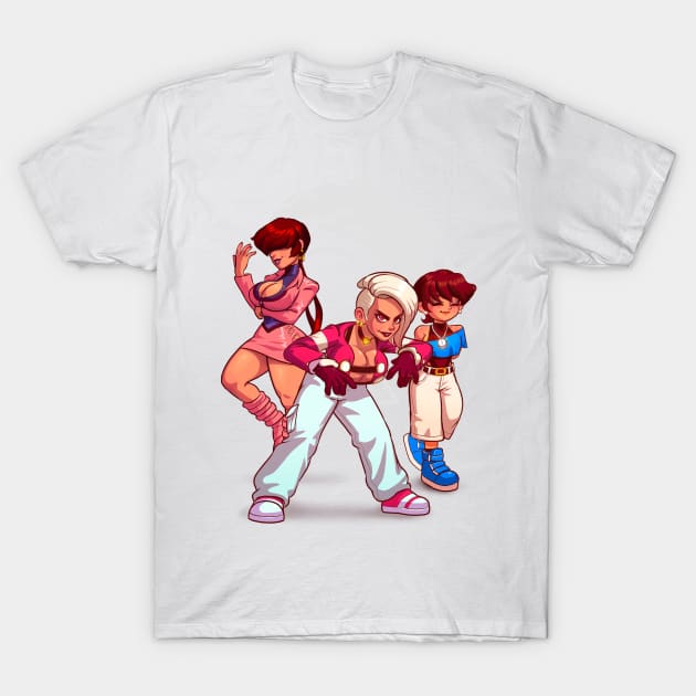 The Queen Of Fighters T-Shirt by BrunoMota